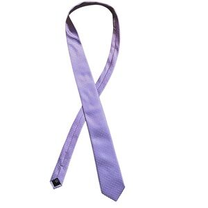 Calvin Klein Purple Geometric Tie